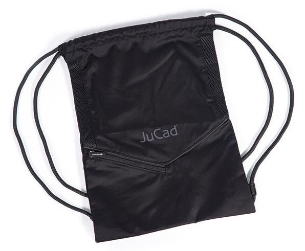 JuCad drawstring sports bag, czarny
