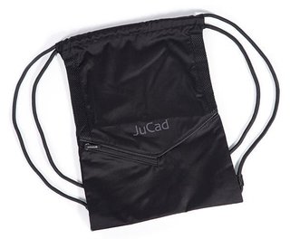 JuCad drawstring sports bag, czarny