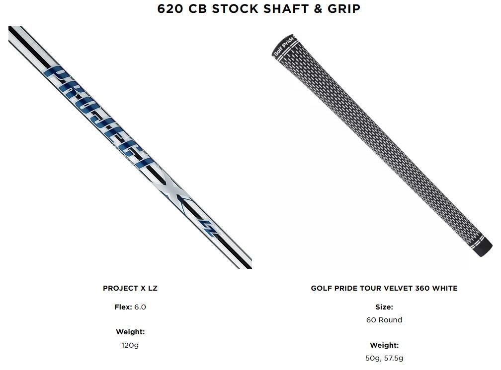 Titleist 620 CB irony męskie, stal