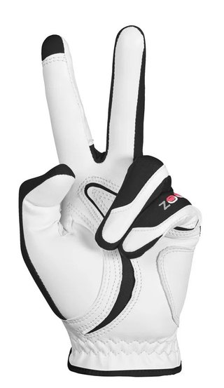 Zoom Hybrid męska rękawiczka golfowa, biało/czarno/czerwona