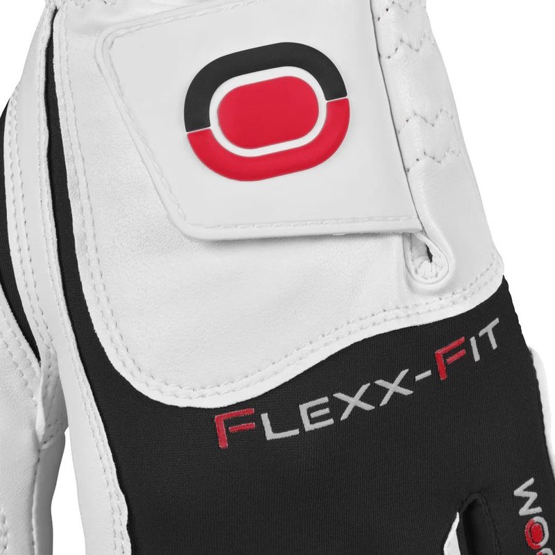 Zoom Hybrid męska rękawiczka golfowa, biało/czarno/czerwona