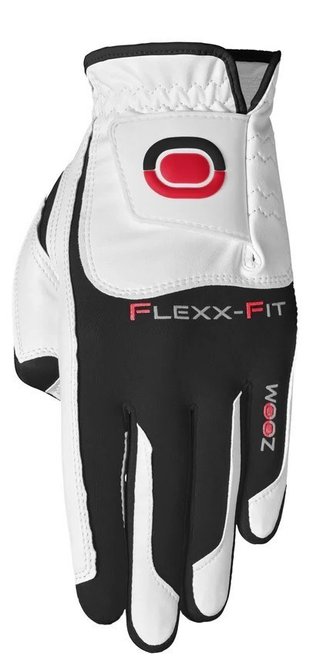 Zoom Hybrid damska rękawiczka golfowa, biało/czarno/czerwona