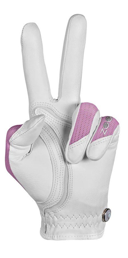 Zoom Sun Style damska rękawiczka golfowa, biało/różowa