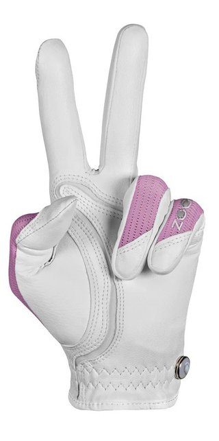 Zoom Sun Style damska rękawiczka golfowa, biało/różowa