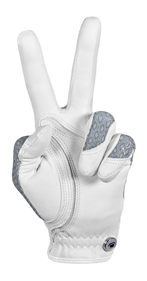 Zoom Sun Style damska rękawiczka golfowa, biała/czarny diament