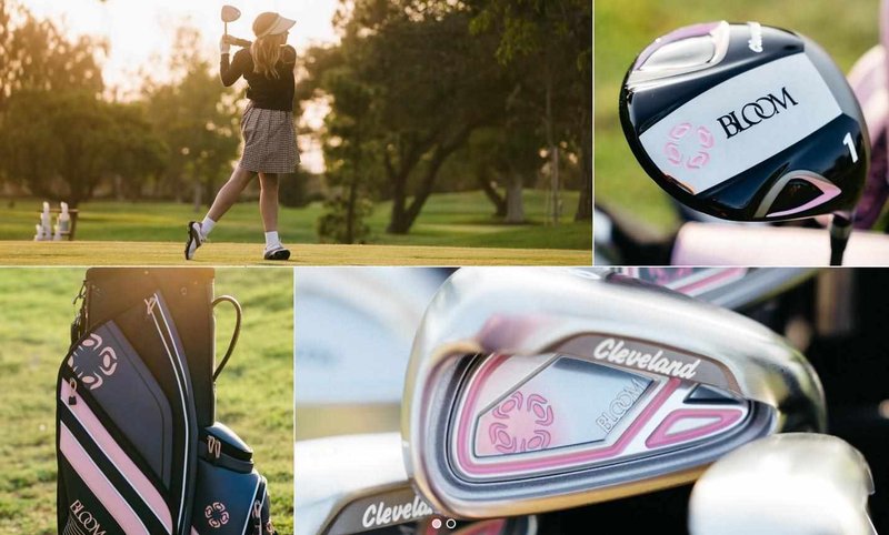 Cleveland Bloom 9PC damski zestaw golfowy