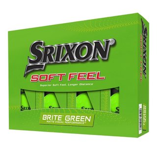 Srixon Soft Feel Brite piłki golfowe, zielone
