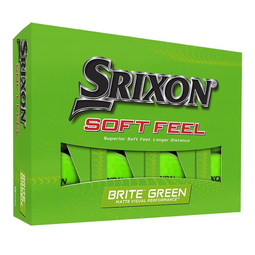 Srixon Soft Feel Brite piłki golfowe, zielone