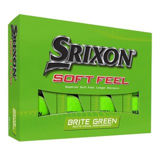Srixon Soft Feel Brite piłki golfowe, zielone