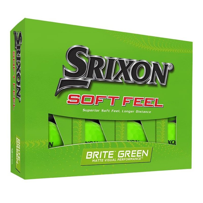Srixon Soft Feel Brite piłki golfowe, zielone