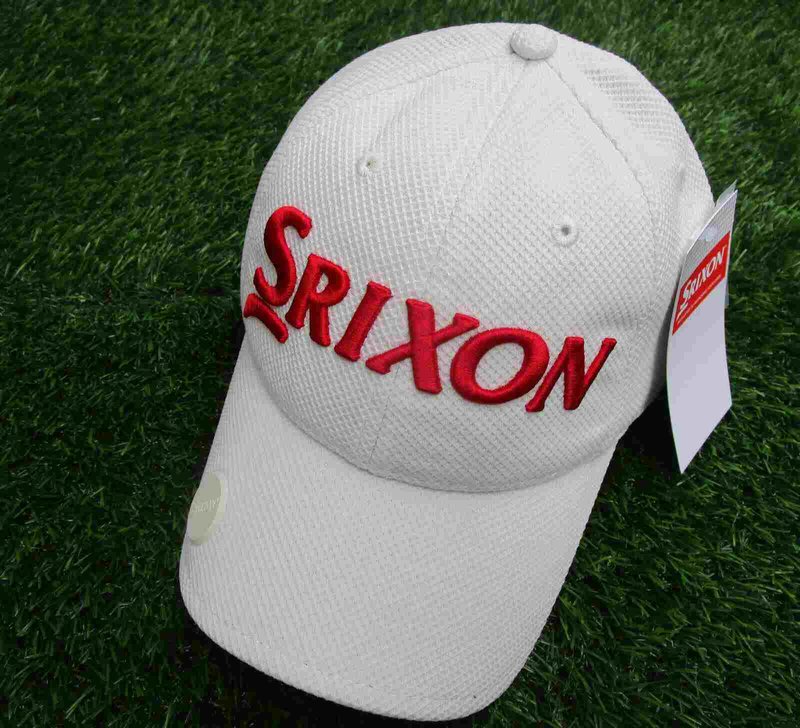 Srixon Ball Marker męska czapka z daszkiem, biała