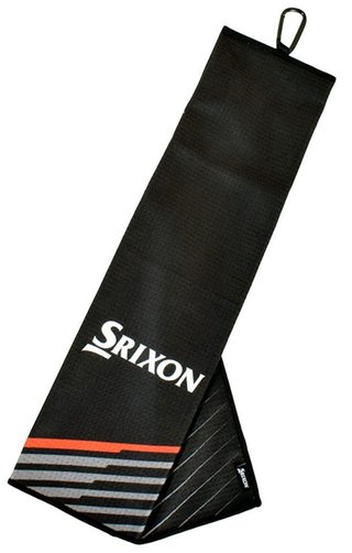 Srixon Trifold ręcznik golfowy, czarny