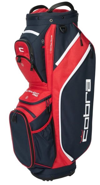 Cobra Ultralight Pro cart bag, granatowo/czerwony