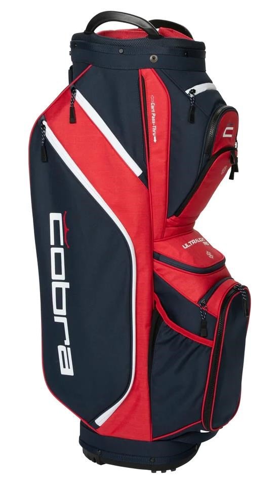 Cobra Ultralight Pro cart bag, granatowo/czerwony