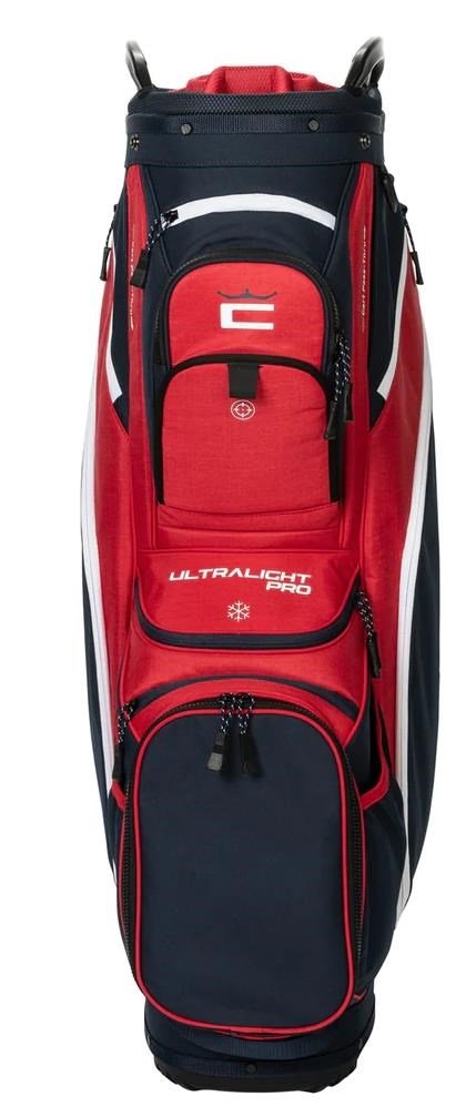 Cobra Ultralight Pro cart bag, granatowo/czerwony