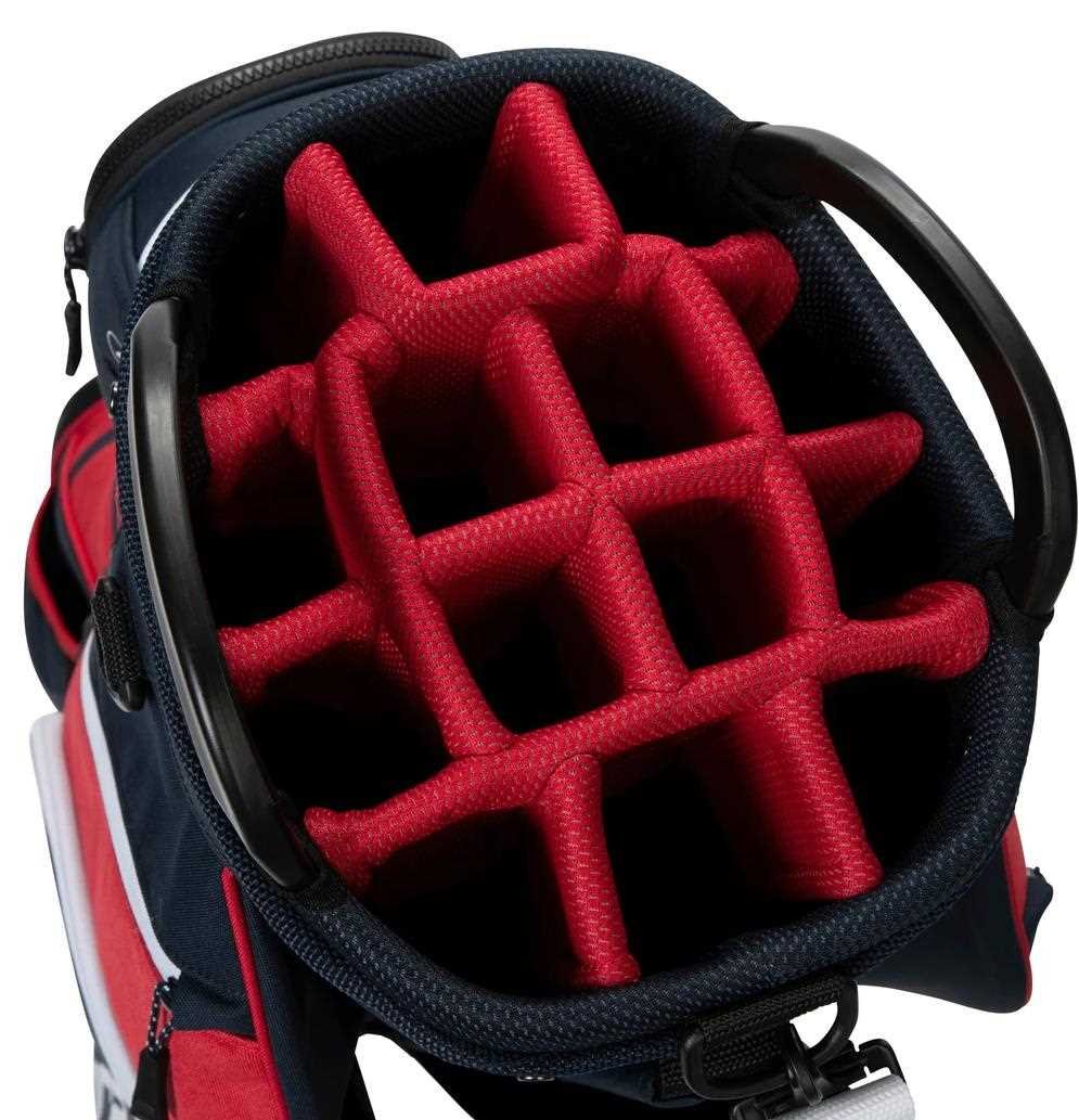 Cobra Ultralight Pro cart bag, granatowo/czerwony
