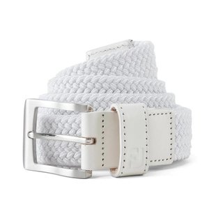 FootJoy Braided pasek męski, białe