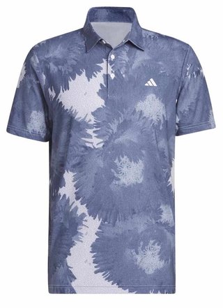 Adidas Key Print męskie polo, biało/granatowe