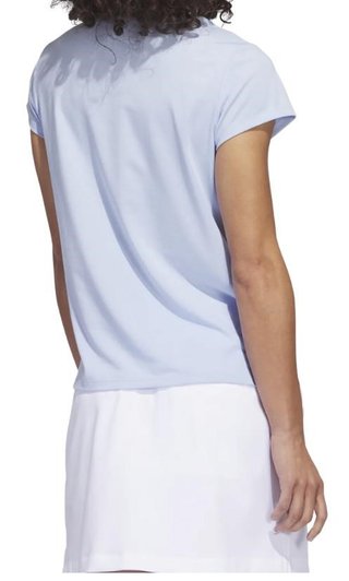 Adidas Go-To Heathered damskie polo, niebieskie