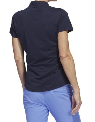 Adidas Jacquard damskei polo, granatowe