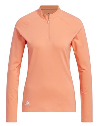 Adidas Solid Quarter Zip Long Sleeve męska bluza, coral fusion