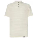 Oakley Fringe Stripe męskie polo, arctic white