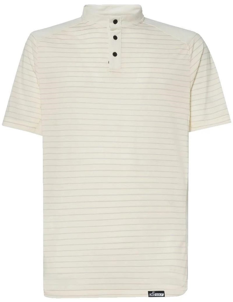 Oakley Fringe Stripe męskie polo, arctic white