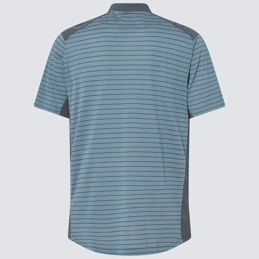 Oakley Fringe Stripe męskie polo, dark slate