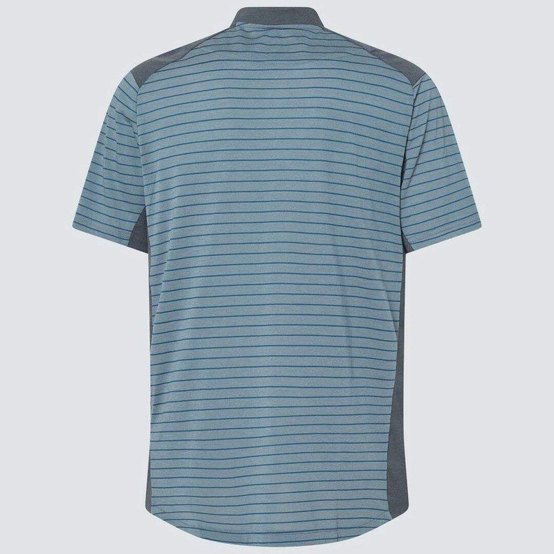 Oakley Fringe Stripe męskie polo, dark slate