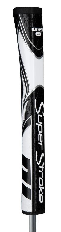 SuperStroke Zenergy Pistol GT 2.0 putter grip, czarno/biały