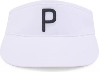 Puma P Visor Adj daszek universalny, białe