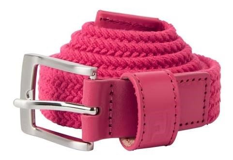 FootJoy Braided damski pasek, różowy