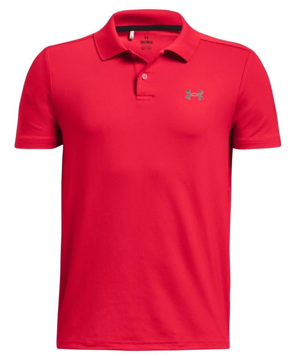 Under Armour Performance chłopięce polo, czerwone