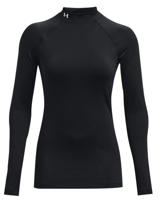 Under Armour Authentics Mockneck damska thermo koszulka, czarna