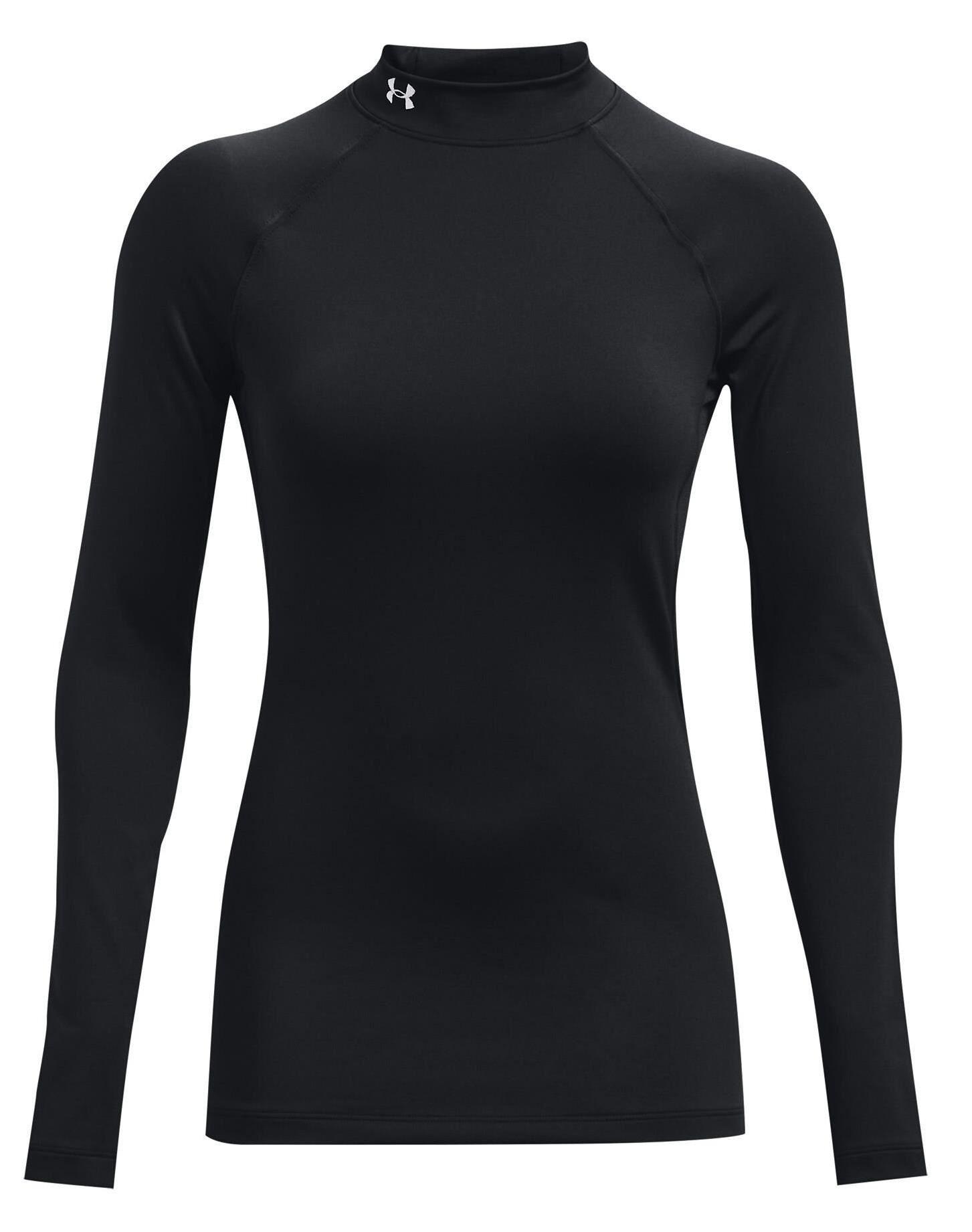 Under Armour Authentics Mockneck damska thermo koszulka, czarna