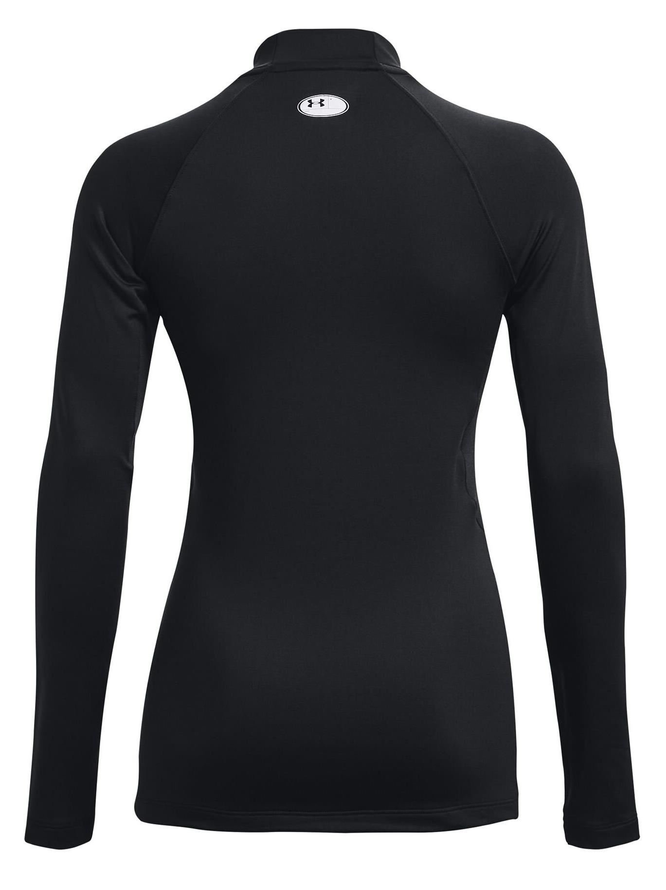 Under Armour Authentics Mockneck damska thermo koszulka, czarna