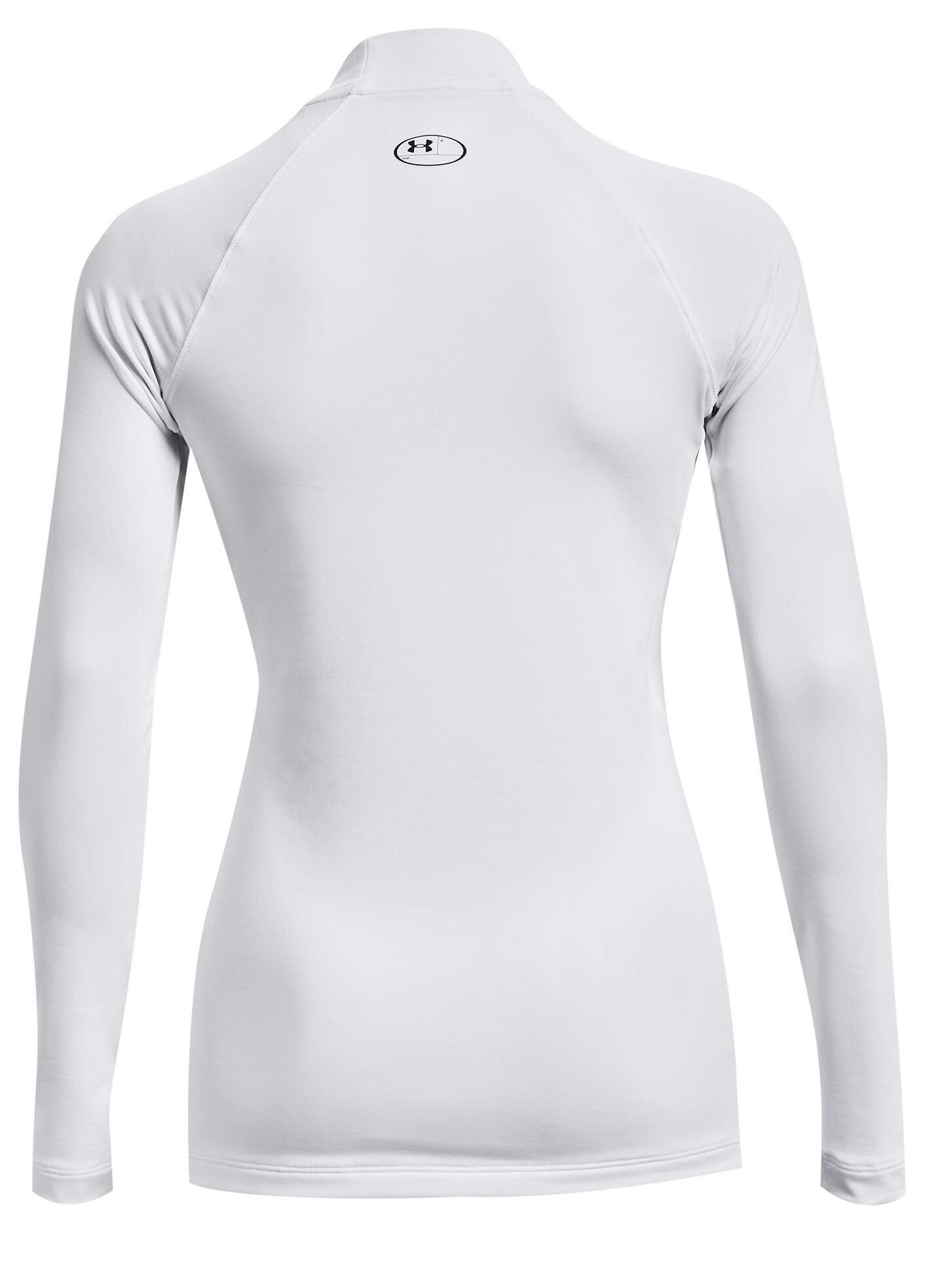 Under Armour Authentics Mockneck damska thermo koszulka, biała