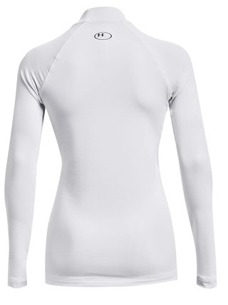 Under Armour Authentics Mockneck damska thermo koszulka, biała