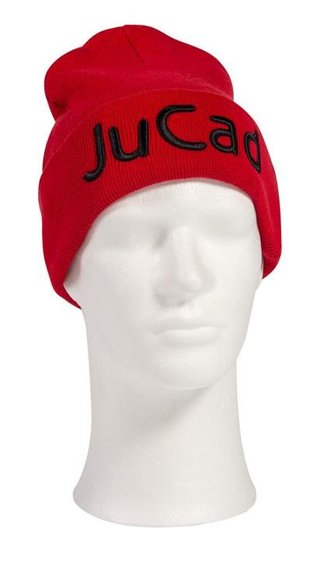 JuCad męska czapka zimowa, czerwona