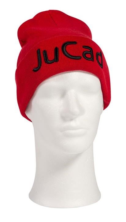 JuCad męska czapka zimowa, czerwona