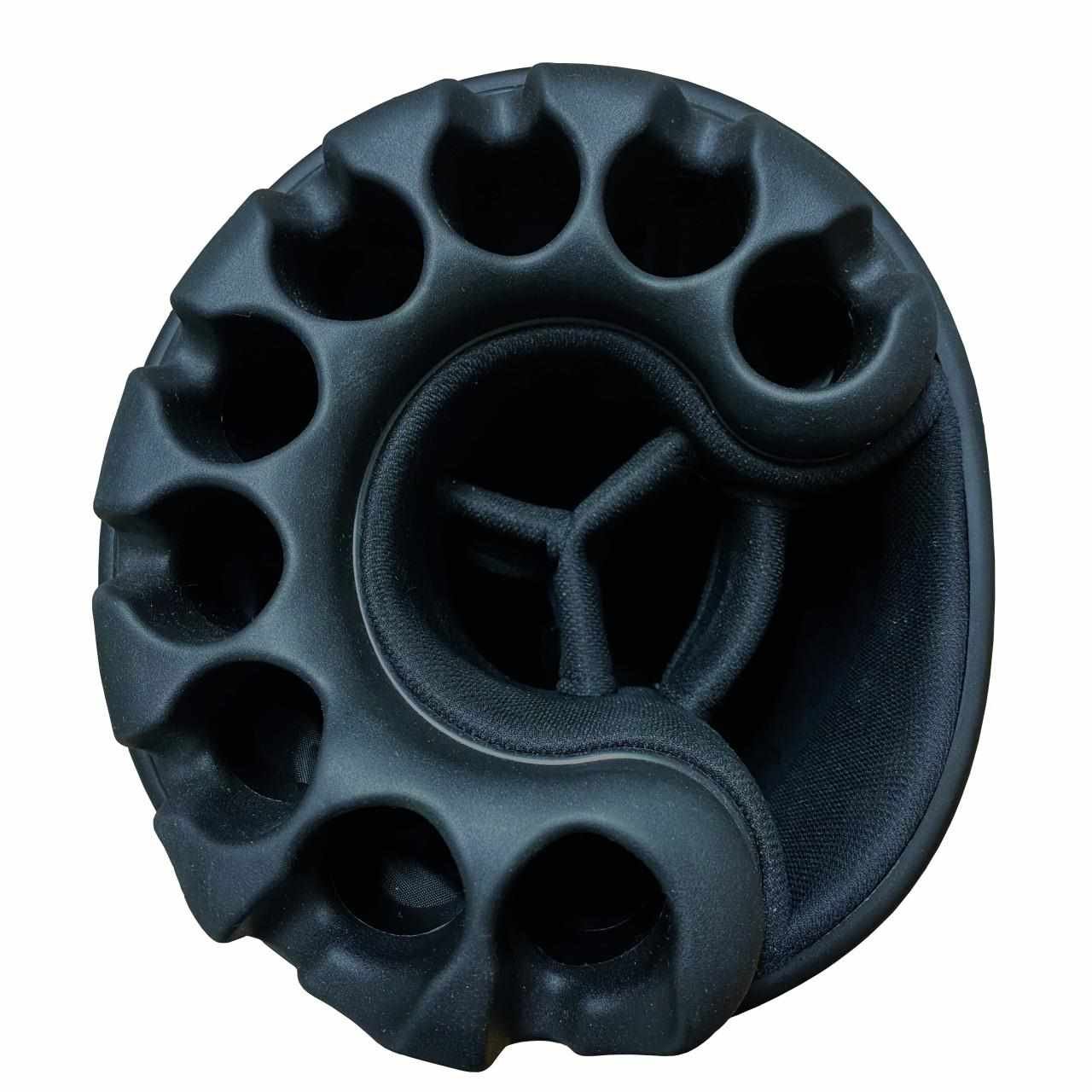 Bennington Dry QO 9 Waterproof cart bag, czarny/biało/złoty