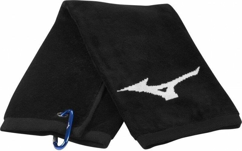 Mizuno RB Tri Fold ręcznik golfowy, czarny