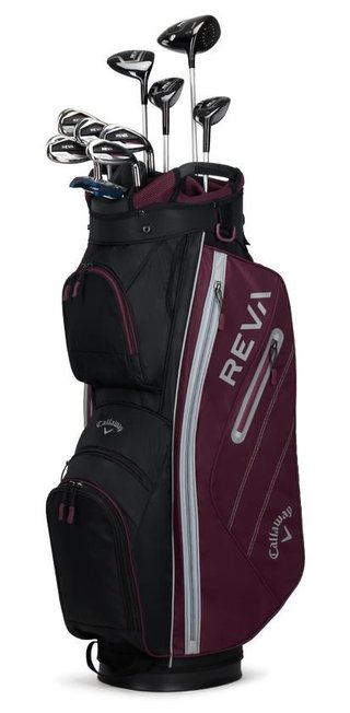 Callaway Reva EGGPLANT 8-piece damski pół zestaw golfowy, grafit, dla praworęcznych