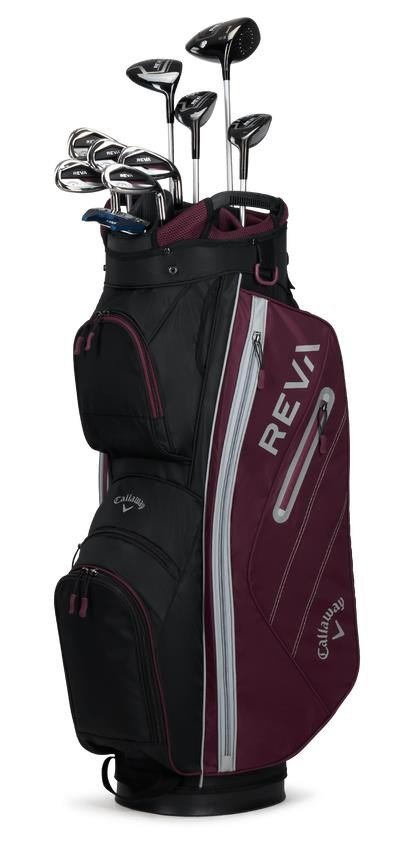 Callaway Reva EGGPLANT 8-piece damski pół zestaw golfowy, grafit, dla praworęcznych