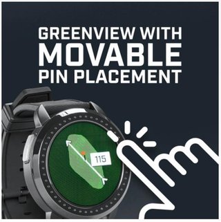 Bushnell iON Elite GPS zegarek golfowy, czarny