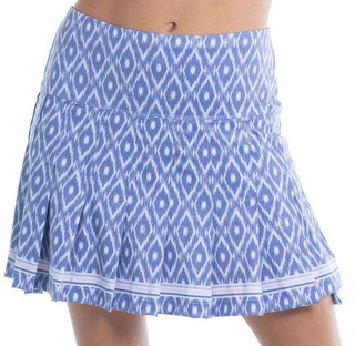 Lucky in Love Ikat Pleated spódnica golfowa, fioletowa