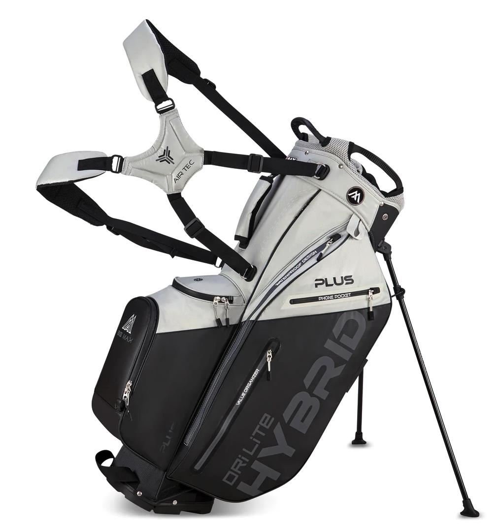 Big Max Dri Lite Hybrid Plus stand bag, szaro/czarny
