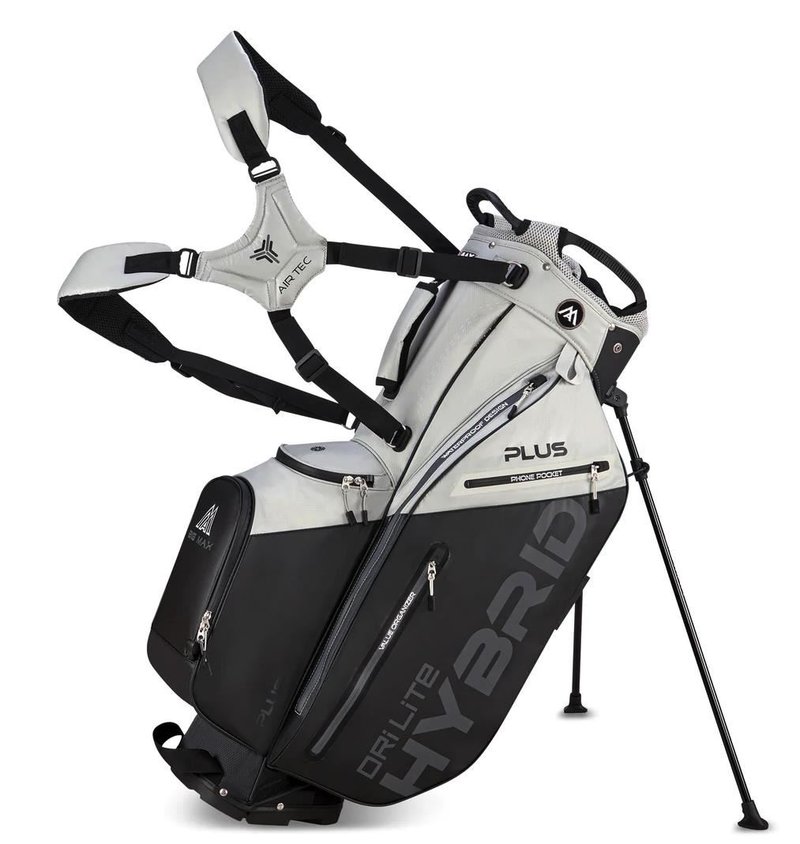 Big Max Dri Lite Hybrid Plus stand bag, szaro/czarny