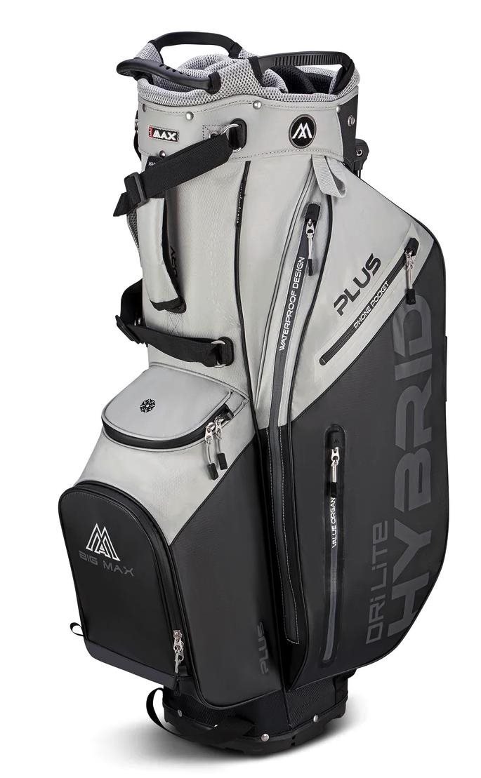 Big Max Dri Lite Hybrid Plus stand bag, szaro/czarny