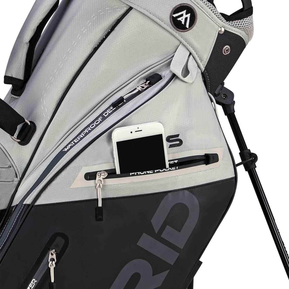 Big Max Dri Lite Hybrid Plus stand bag, szaro/czarny